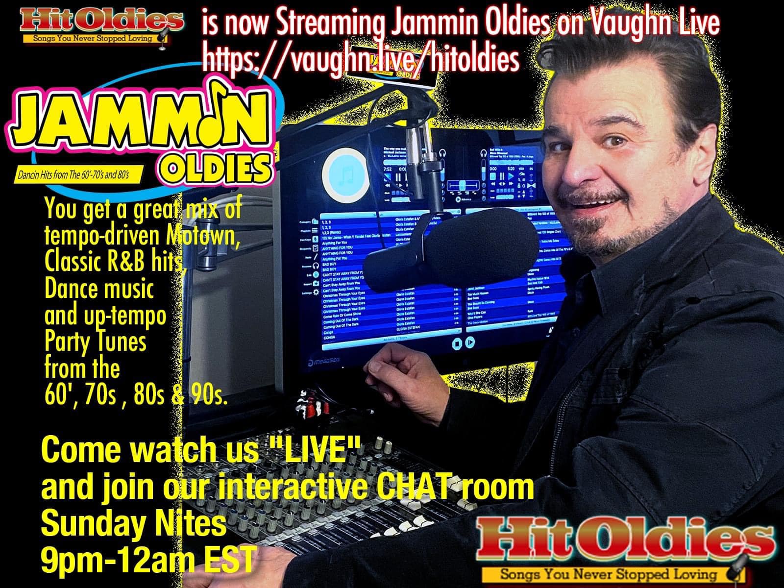 Check out the All-New “Jammin’ Oldies” with The Real Mark James!